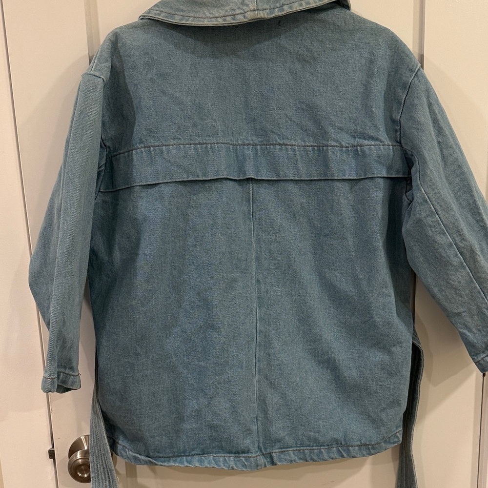 Objects Without Meaning Denim Jacket With Belt - image 7